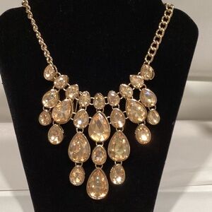 Elegant Gold Statement Necklace